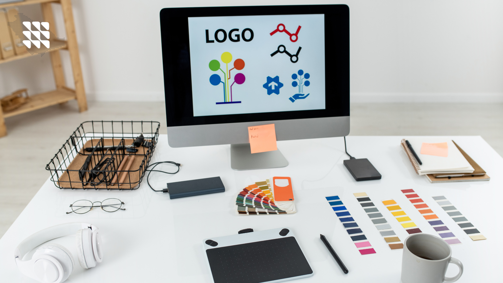 تصميم الشعارات والهويات التجارية